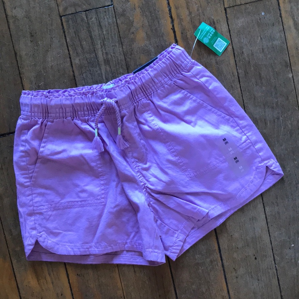 $5 SALE! NWT GAP Purple Pocket Shorts w/ Tassel Drawstring